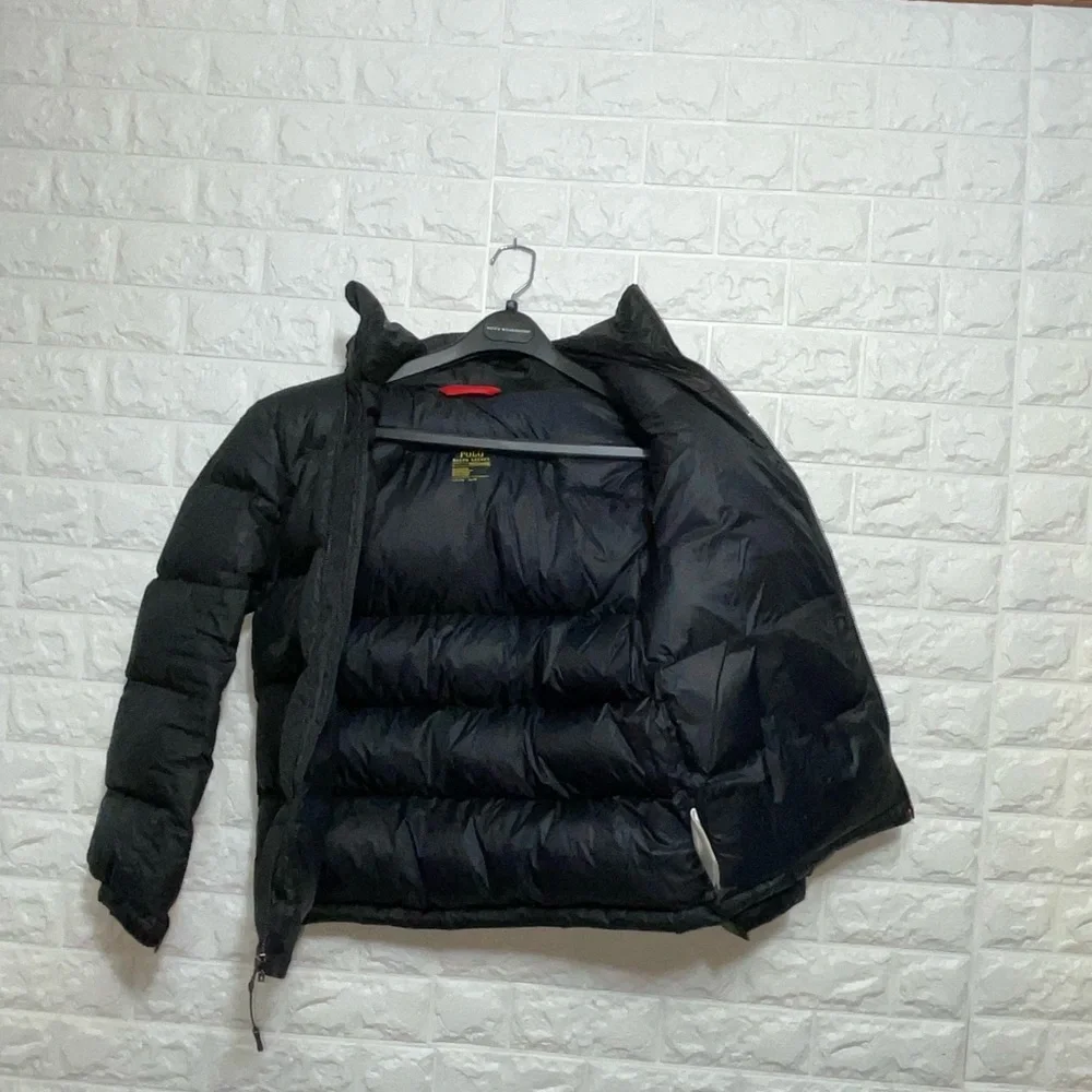Polo Ralph Lauren Performance Down Puffer Jacket Black Youth L‎ 14-16 Hooded